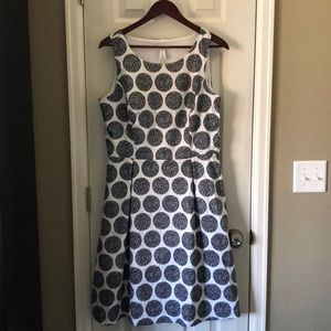 White House Black Market polka dot dress